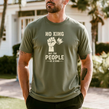 No King But The People Unisex Protest T-Shirt – Freedom and Unity Tee